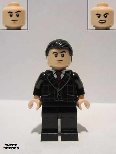 lego 2019 mini figurine sh0596 Bruce Wayne Black Suit 