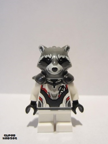 lego 2019 mini figurine sh569 Rocket Raccoon White Jumpsuit 