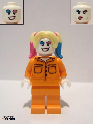 lego 2019 mini figurine sh599 Harley Quinn Prison Jumpsuit 