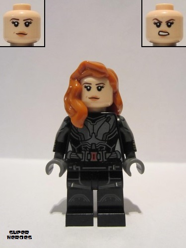 lego 2020 mini figurine sh637 Black Widow Printed Arms Bras imprimés
