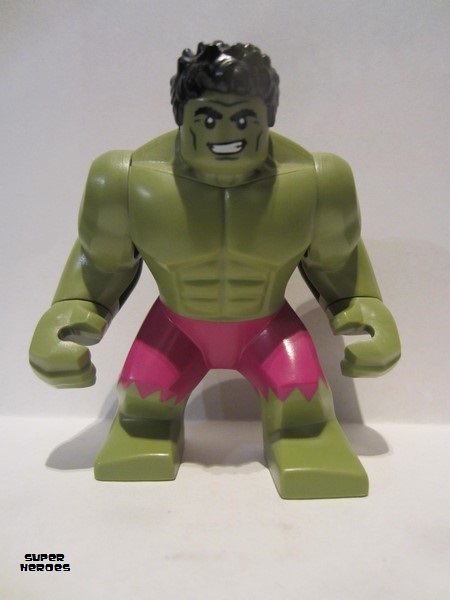 lego 2020 mini figurine sh643 Hulk With Black Hair and Magenta Pants Big Figure, with Black Hair and Magenta Pants