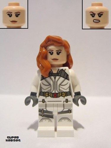 lego 2020 mini figurine sh675 Black Widow White Jumpsuit 
