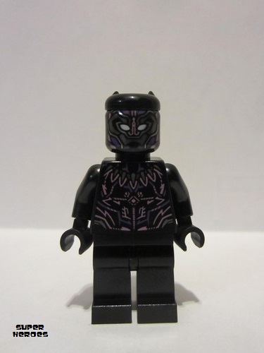 lego 2021 mini figurine sh0728 Black Panther Claw Necklace, Dark Purple and Lavender Highlights 