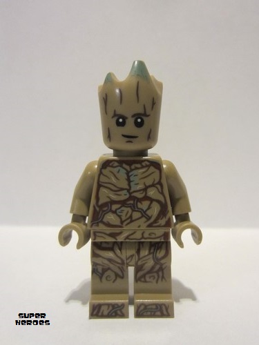 lego 2021 mini figurine sh0743 Teen Groot Dark Tan 