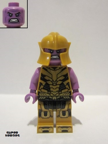 lego 2021 mini figurine sh0773 Thanos Gold Armor 