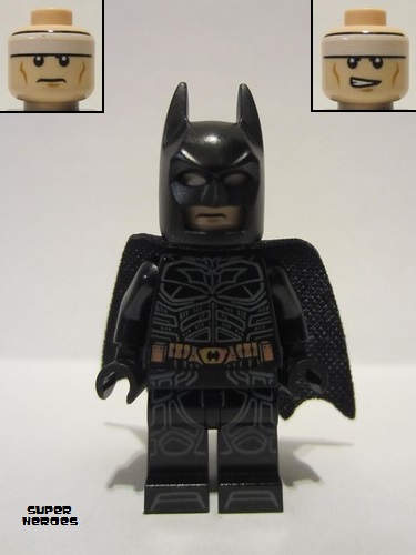 lego 2021 mini figurine sh0791 Batman Black Suit with Copper Belt and Printed Legs (Type 2 Cowl) 