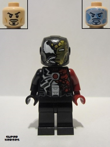 lego 2021 mini figurine sh697 Iron Venom Headgear Partially Transformed 