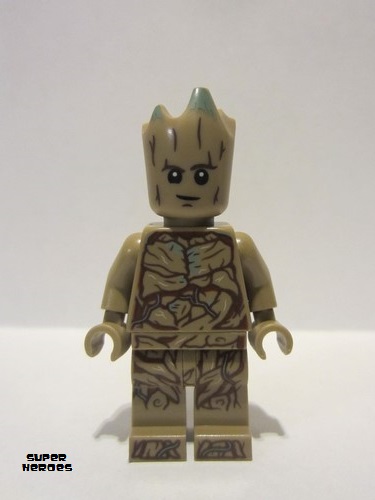lego 2021 mini figurine sh743 Teen Groot Dark Tan 