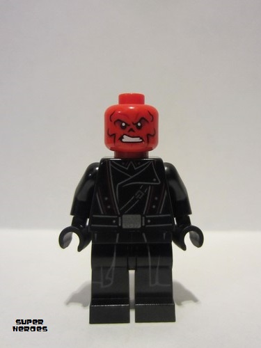 lego 2021 mini figurine sh750 Red Skull Printed Legs 
