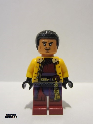lego 2021 mini figurine sh779 Wong Yellow Bomber Jacket 