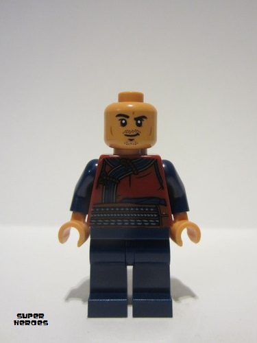 lego 2022 mini figurine sh0826 Wong Dark Red Robe, Dark Blue Legs 