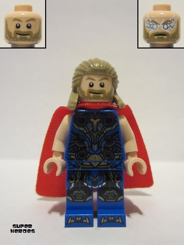 lego 2022 mini figurine sh811 Thor Blue Suit 