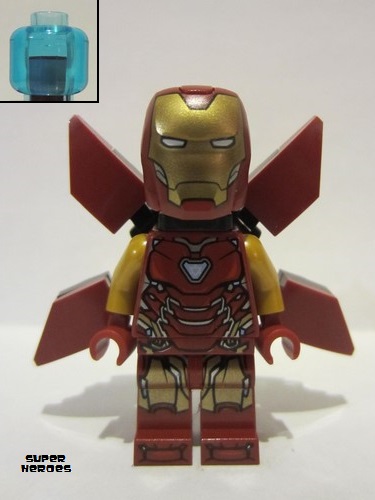 lego 2022 mini figurine sh824 Iron Man Mark 85 Armor Wings 