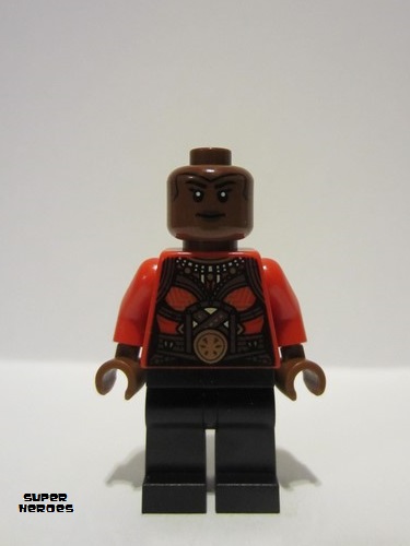 lego 2022 mini figurine sh847 Okoye Red Top 
