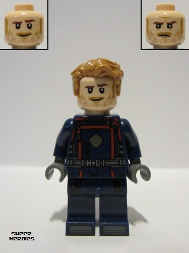 lego 2023 mini figurine sh0873 Star-Lord Dark Blue Suit 