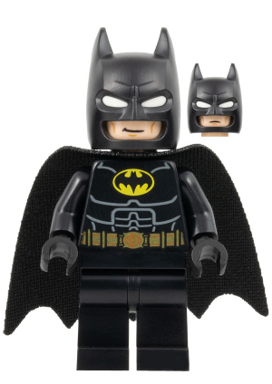 lego 2023 mini figurine sh0886 Batman Black Suit, Gold Belt, Cowl with White Eyes 