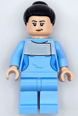 lego 2023 mini figurine sh921 Dr. Cho Bright Light Blue Uniform 