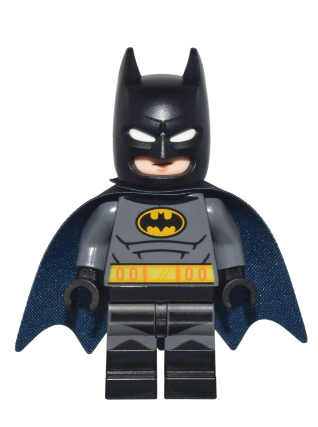 lego 2024 mini figurine sh0958 Batman Dark Bluish Gray Suit, Dark Blue and Black Cape 