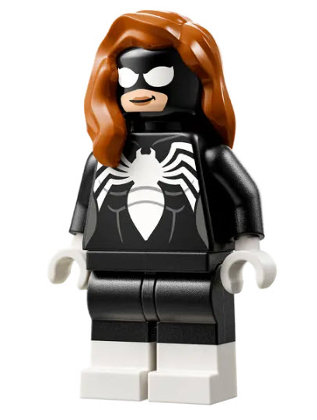 lego 2025 mini figurine sh1027 Spider-Woman Black Outfit 