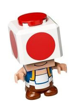 lego 2020 mini figurine mar0010 Toad Happy 