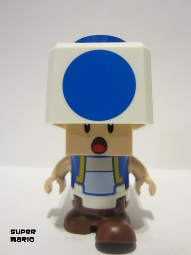 lego 2021 mini figurine mar0080 Blue Toad  