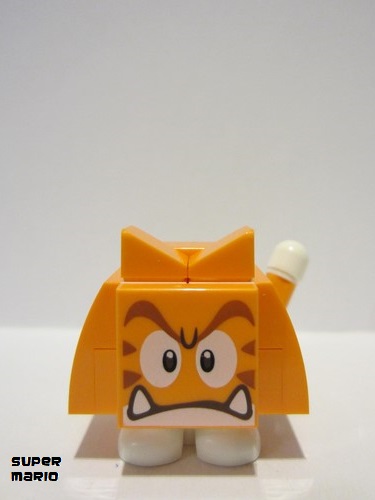 lego 2023 mini figurine mar0158 Cat Goomba Angry, Closed Mouth 