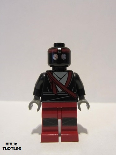 lego 2013 mini figurine tnt005 Foot Soldier Robot, Dark Red Legs 