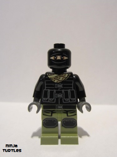 lego 2014 mini figurine tnt043 Foot Soldier Tactical Gear, Balaclava (Movie Version) 