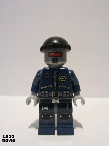 lego 2014 mini figurine tlm045 Robo SWAT With Knit Cap 