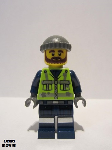 lego 2014 mini figurine tlm050 Garbage Man Grant  