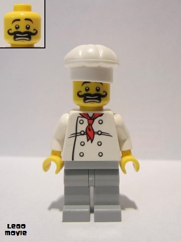 LEGO Minifigure Lego Movie tlm047 FREE POST Frank the Foreman 