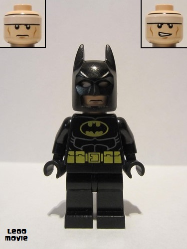 lego 2014 mini figurine tlm082 Batman Black Suit with Yellow Belt and Crest (Type 2 Cowl, no Cape) 