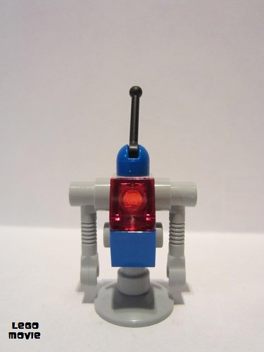 lego 2014 mini figurine tlm088 Classic Space Droid Light Bluish Gray and Blue with Trans-Red Eye (Benny's Droid) 