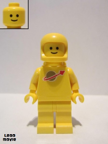 lego 2019 mini figurine tlm109 Classic Space Yellow with Airtanks and Updated Helmet (Second Reissue - Kenny) 