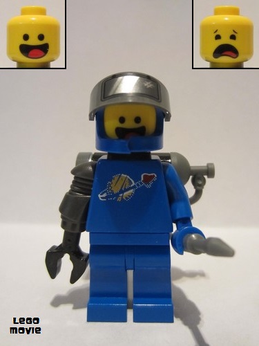 lego 2019 mini figurine tlm175 Apocalypse Benny Smile / Scared with Welding Backpack 