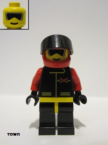 lego 1998 mini figurine ext010 Extreme Team Red 