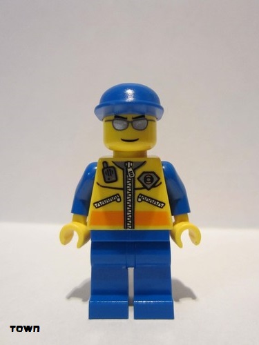 lego 2008 mini figurine cty0089 Coast Guard City - Patroller 3  
