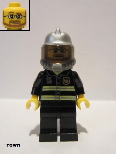 lego 2010 mini figurine cty0057 Fire