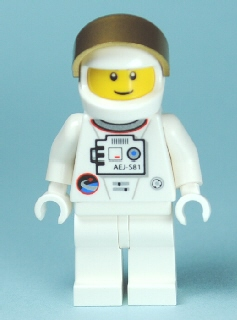lego 2010 mini figurine sp121 Shuttle Astronaut Male 