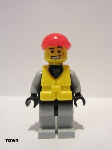 lego 2011 mini figurine cty0236a Lifeguard