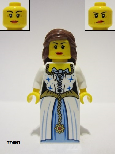 lego 2011 mini figurine twn132 Bride