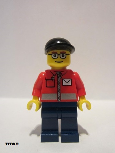 lego 2011 mini figurine twn145 Postman