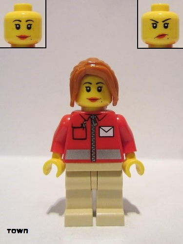 lego 2011 mini figurine twn146 Postwoman