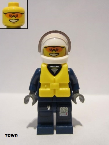 lego 2012 mini figurine cty0277 Helicopter Pilot