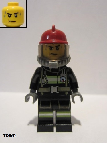 lego 2013 mini figurine cty0348 Fire