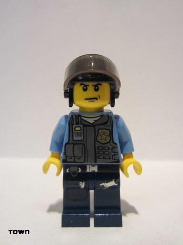 lego 2013 mini figurine cty0362 Police LEGO City Undercover Elite Police Officer 3 