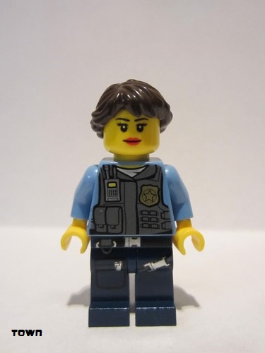 lego 2013 mini figurine cty0375 Police LEGO City Undercover Elite Police Officer 4 