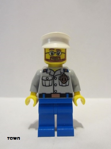 lego 2013 mini figurine cty0415 Coast Guard City - Captain  