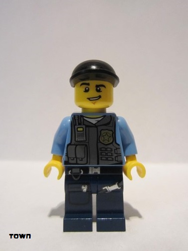 lego 2013 mini figurine cty0432 Police LEGO City Undercover Elite Police Officer 8 