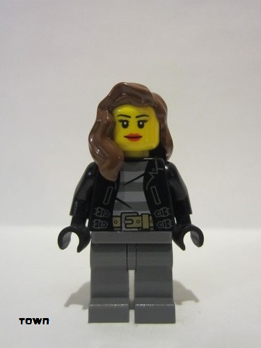 lego 2014 mini figurine cty0451 Police - City Bandit Female 